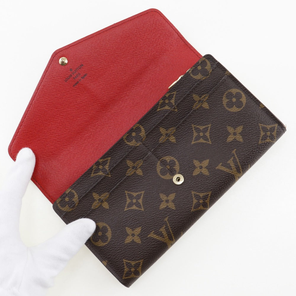 【LOUIS VUITTON】ルイ・ヴィトン ポルトフォイユサラ 長財布 M62236 モノグラムキャンバス コクリコ スナップボタン Po –  KYOTO NISHIKINO