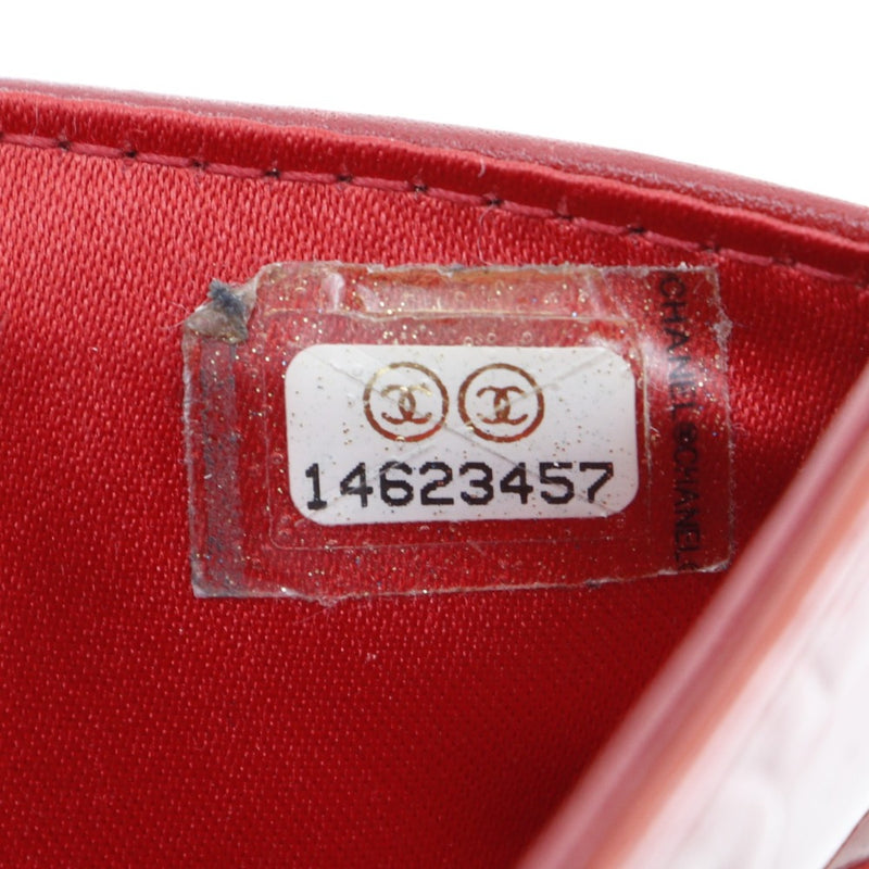 [CHANEL] Chanel 
 Bi-fold wallet 
 Patent Leather Snap button Ladies B-Rank