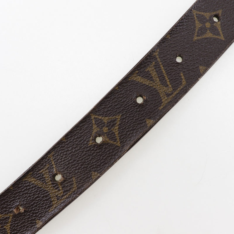 [Louis Vuitton] Louis Vuitton Santule Care Belt M6801 Monogram Canvas x Gold Placing LB1001 gravé Ceinture Carre Men's B-Rank