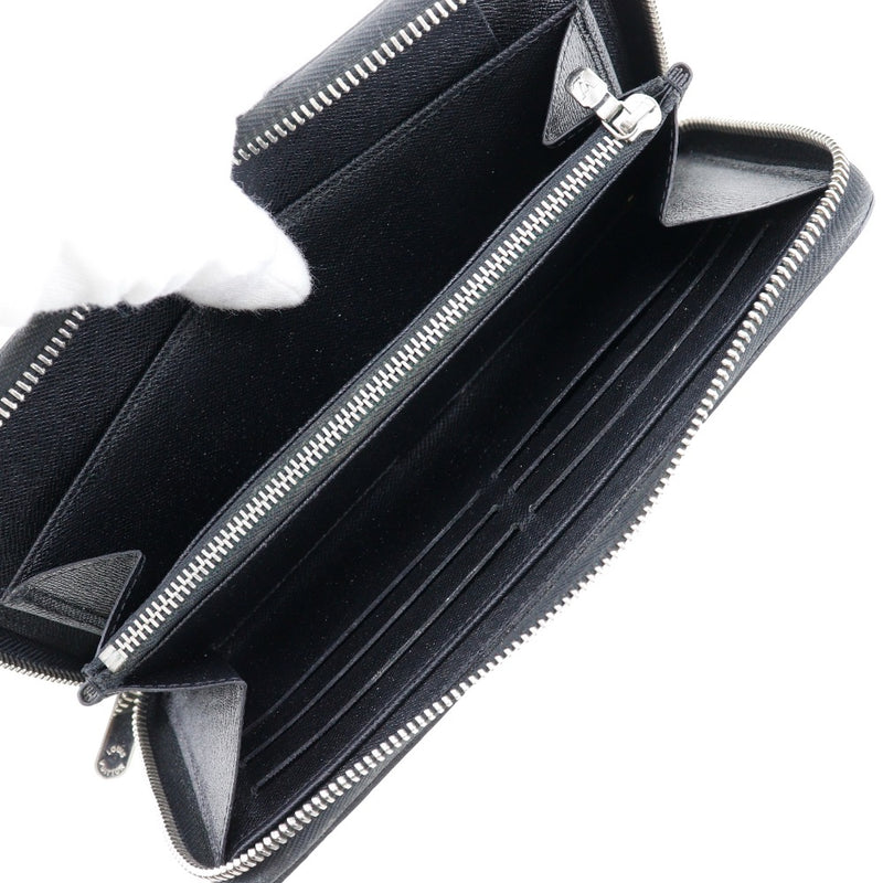 [Louis Vuitton] Louis Vuitton 
 Organizador zippy billetera larga 
 M6385N × EPI Electric Noir SN0183 Organizador Zippy grabado Unisex