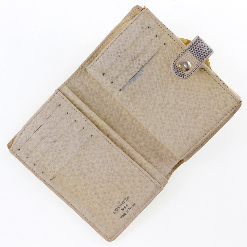 [Louis Vuitton] Louis Vuitton 
 Bi-fold wallet 
 Damier Zuru Canvas MI1038 engraved snap button ladies B-rank