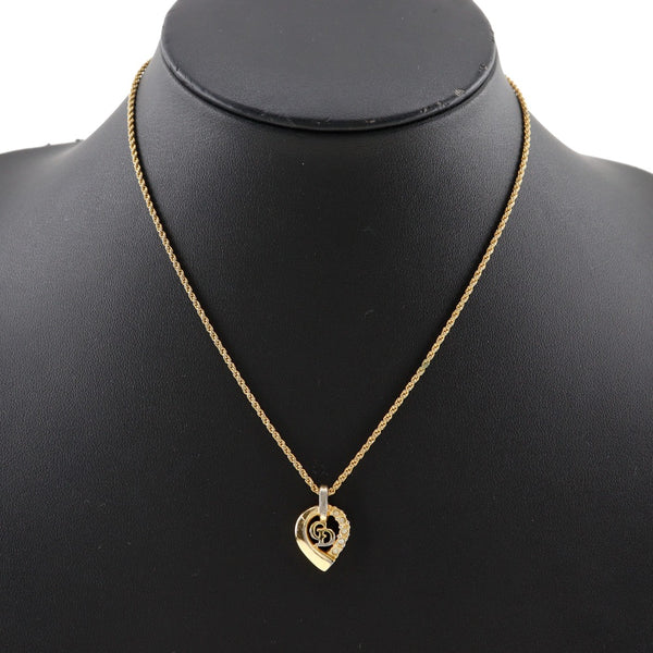 [Dior] Christian Dior 
 necklace 
 Gold plating about 6.7g Ladies B-Rank