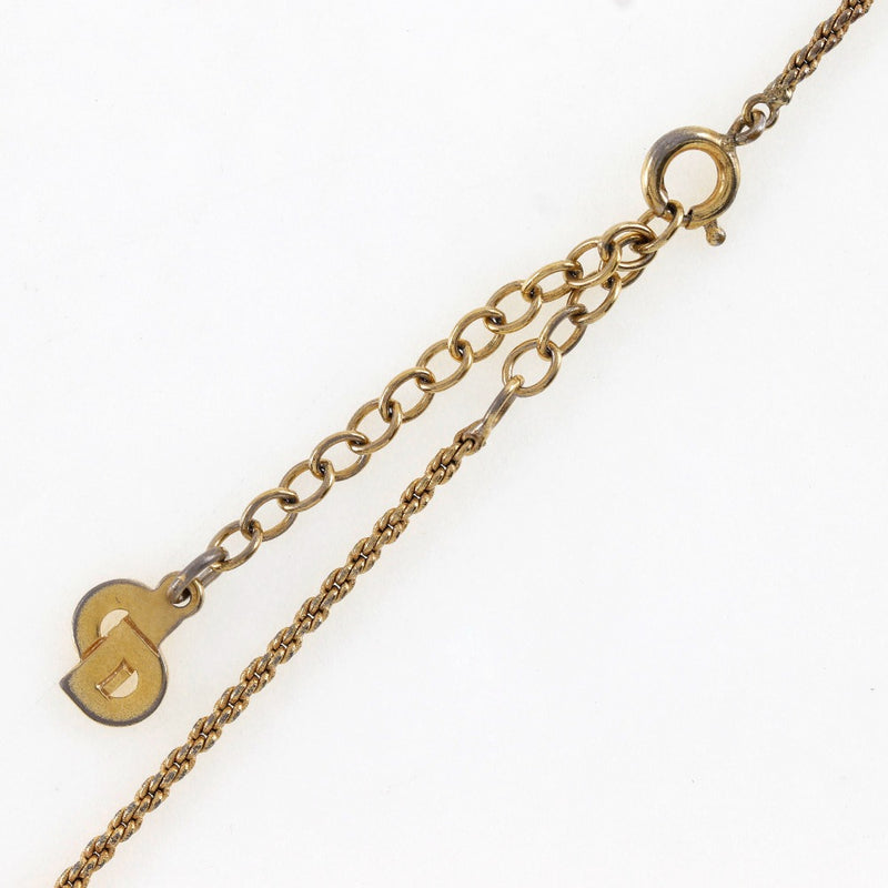 [Dior] Christian Dior 
 collar 
 Revestimiento de oro sobre 6.7 g de damas B-rank