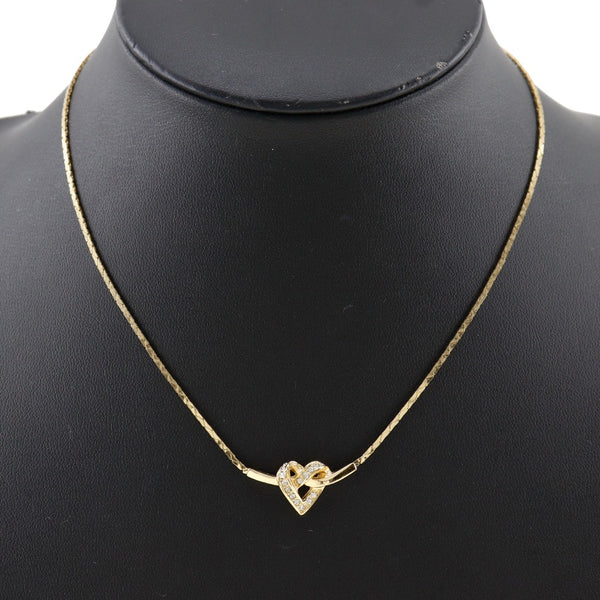 [Dior] Christian Dior 
 necklace 
 Gold plating about 5.0g Ladies
