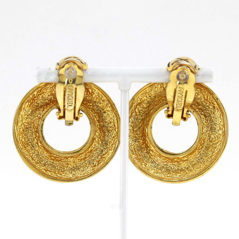 [SONIA RYKIEL] Sonia Rikiel 
 Earring 
 Gold plating about 37.0g Ladies