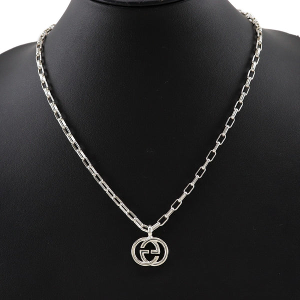 [GUCCI] Gucci 
 Interlocking G necklace 
 Silver 925 about 21.8g Interlocking G Unisex