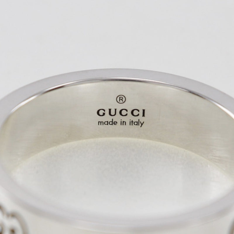 [Gucci] Gucci 
 鬼21戒指 /戒指 
 银925大约7.6克幽灵男士A级