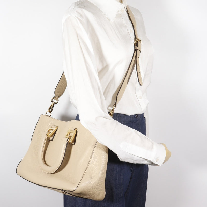 FENDI】フェンディ FFトート スモール ハンドバッグ 8BH367