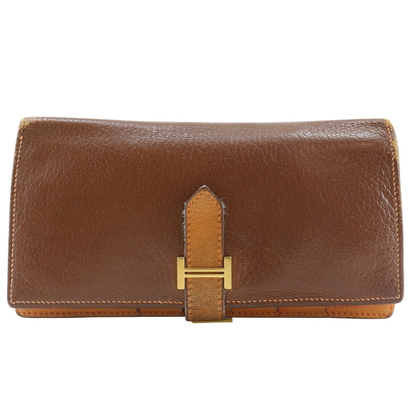 [HERMES] Cartera larga Hermes Bear Soufflé