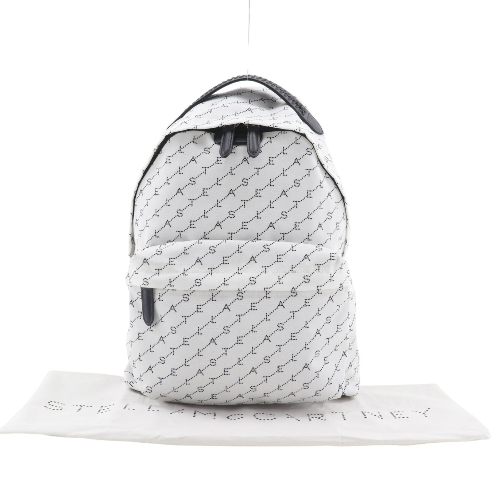 STELLA MCCARTNEY　ステラマッカートニー リュックサック　ホワイト Stella McCartney】ステラマッカートニー ファラベラ ロゴ リュック
