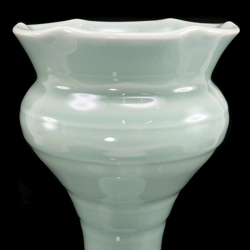 kyoyaki】京焼 加藤渓山 作 砧青磁 花生 花瓶 – NISHIKINO VINTAGE KYOTO
