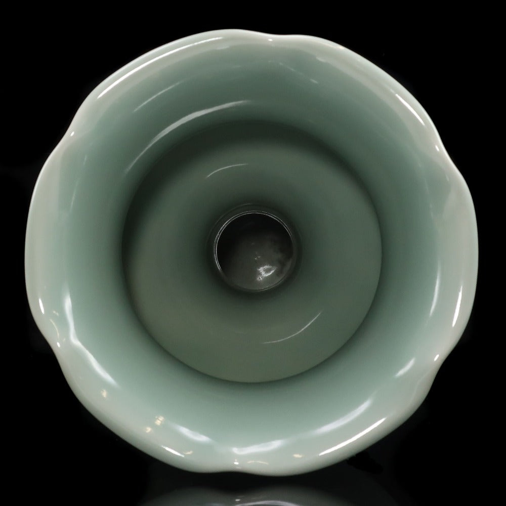kyoyaki】京焼 加藤渓山 作 砧青磁 花生 花瓶 – NISHIKINO VINTAGE KYOTO