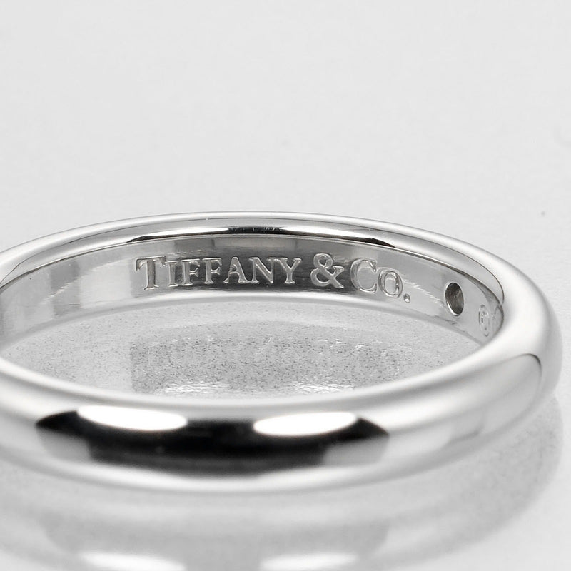 [Tiffany＆Co。]蒂法尼 
 堆叠乐队7戒指 /戒指 
 PT950白金X 1P钻石大约4.76克堆叠乐队女士A等级