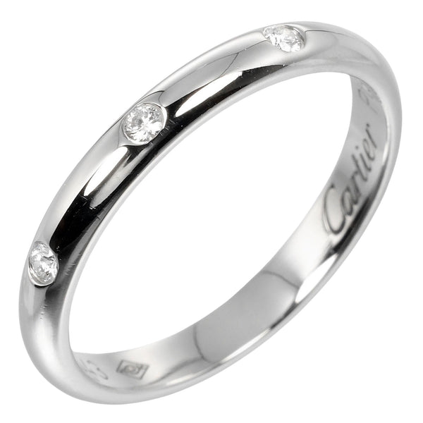 [卡地亚]卡地亚 
 1895年婚礼第8号戒指 /戒指 
 PT950白金X 3P钻石约2.66克1895婚礼女士