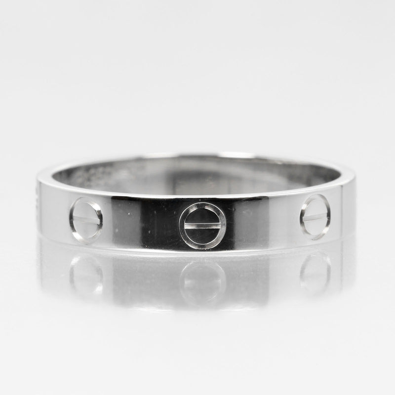 [Cartier] Cartier 
 Mini Boda de amor No. 16.5 Anillo / anillo 
 PT950 Platinum aproximadamente 4.45g mini amor Boda hombres un rango