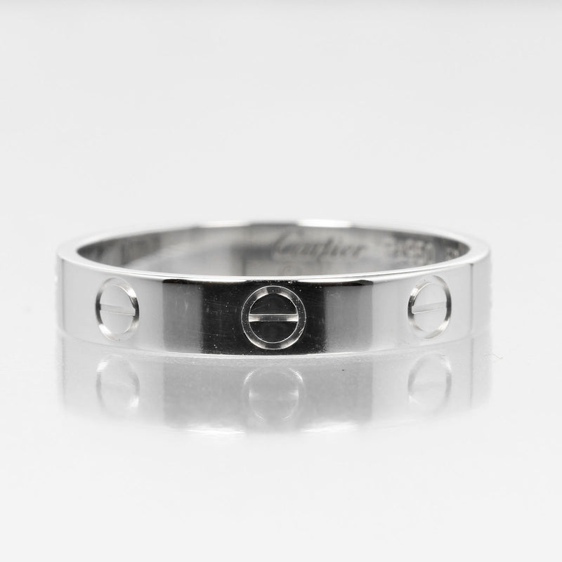 [Cartier] Cartier 
 Mini Boda de amor No. 16.5 Anillo / anillo 
 PT950 Platinum aproximadamente 4.45g mini amor Boda hombres un rango