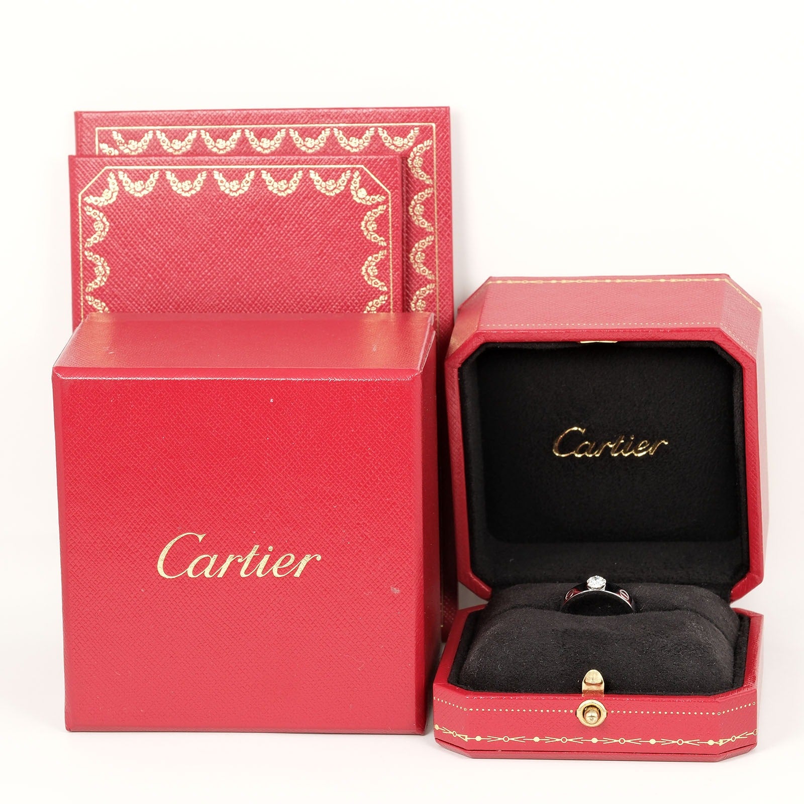 CARTIER】カルティエ ラブ ソリテール 9号 リング・指輪 0.27ct VVS1/F