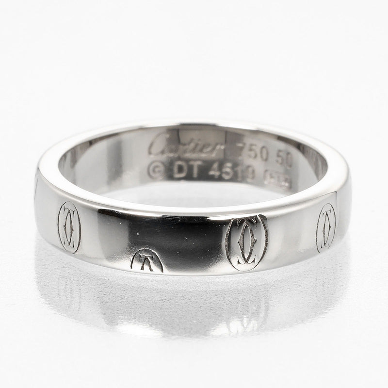 [Cartier] Cartier 
 Feliz cumpleaños No. 10 anillo / anillo 
 K18 Oro blanco aproximadamente 5.12g Feliz cumpleaños Damas A Rank