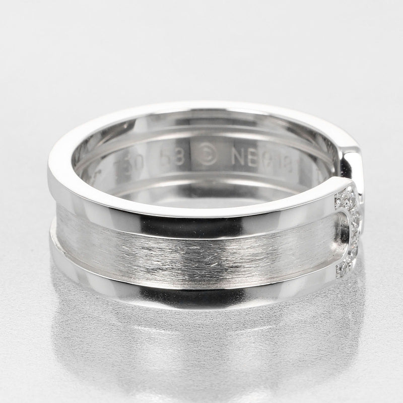 [Cartier] Cartier 
 2C No. 13 Ring / Ring 
 K18 White Gold x 10P Diamond about 7.7g 2C Ladies A Rank