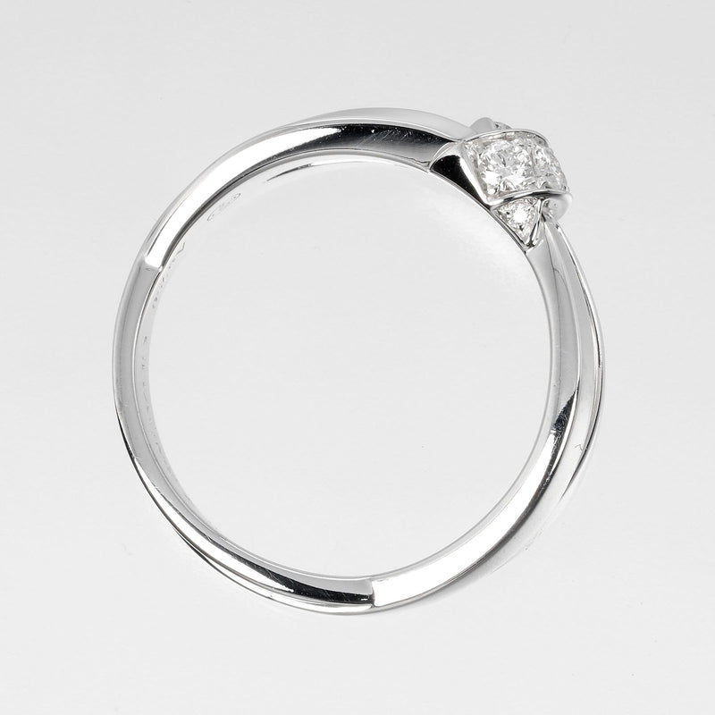 [Chaumet] Shome 
 Lian Ceduxion No. 13.5 Anillo / anillo 
 K18 Gold White X Diamond Aproximadamente 5.7 g Lian Seducion Damas A Rank