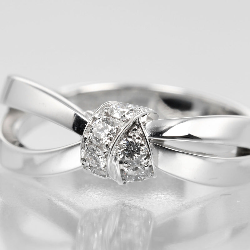 [CHAUMET] Shome 
 Lian Ceduxion No. 13.5 Ring / Ring 
 K18 White Gold x Diamond about 5.7g Lian Seducion Ladies A Rank