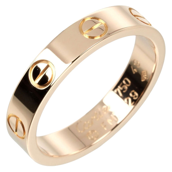 [卡地亚]卡地亚 
 迷你爱婚礼第9号戒指 /戒指 
 K18粉红色黄金大约3.6克迷你爱婚礼女士