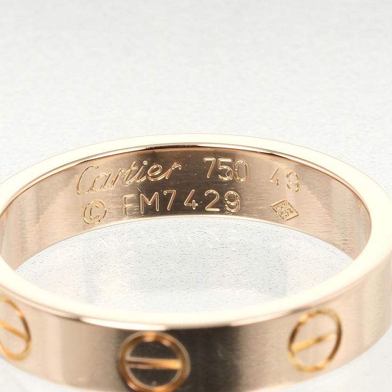 [Cartier] Cartier 
 Mini Love Wedding No. 9 Ring / Ring 
 K18 Pink Gold Approximately 3.6g Mini Love Wedding Ladies A Rank