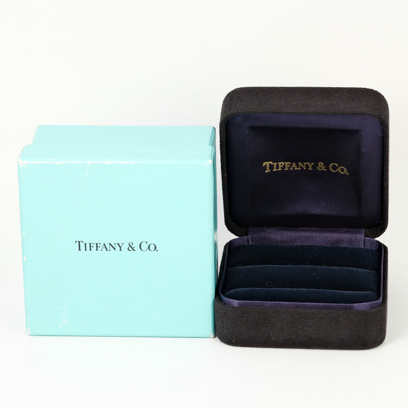 [Tiffany & Co.] Tiffany 
 T Trunaro No. 16 링 / 링 
 3.5mm k18 옐로우 골드 약 3.9g 진정한 좁은 남자 랭크