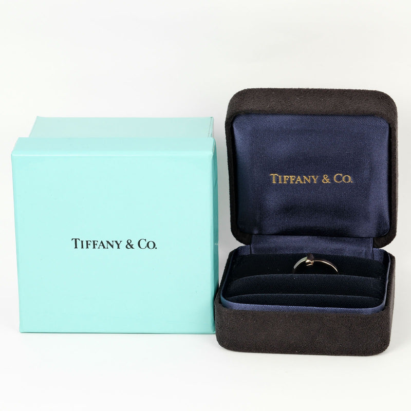 [Tiffany & co.] Tiffany 
 T un anillo / anillo 
 2.5 mm K18 Pink Gold aproximadamente 4.3g t solo damas un rango