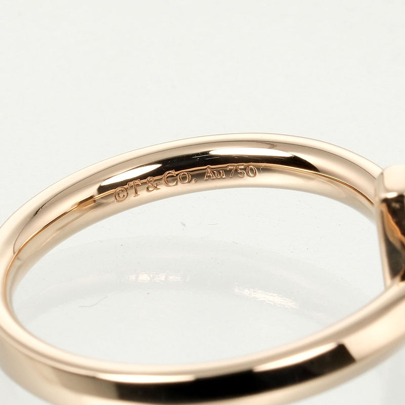 [Tiffany & co.] Tiffany 
 T un anillo / anillo 
 2.5 mm K18 Pink Gold aproximadamente 4.3g t solo damas un rango