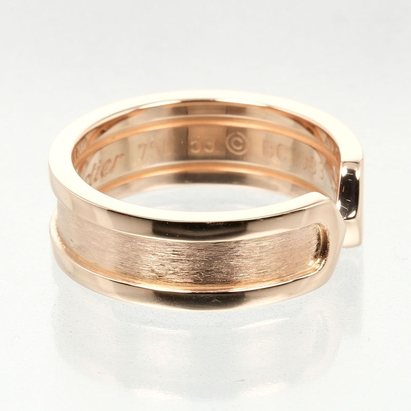 [卡地亚]卡地亚 
 2C 12.5戒指 /环 
 K18粉红色黄金大约6.91g 2c女士