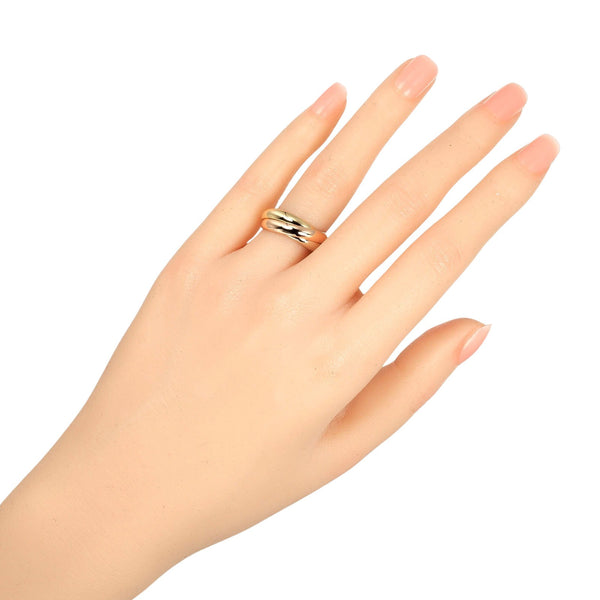 [卡地亚]卡地亚 
 三位一体12.5戒指 /戒指 
 K18金X YG PG WG大约8.8克三位一体女士