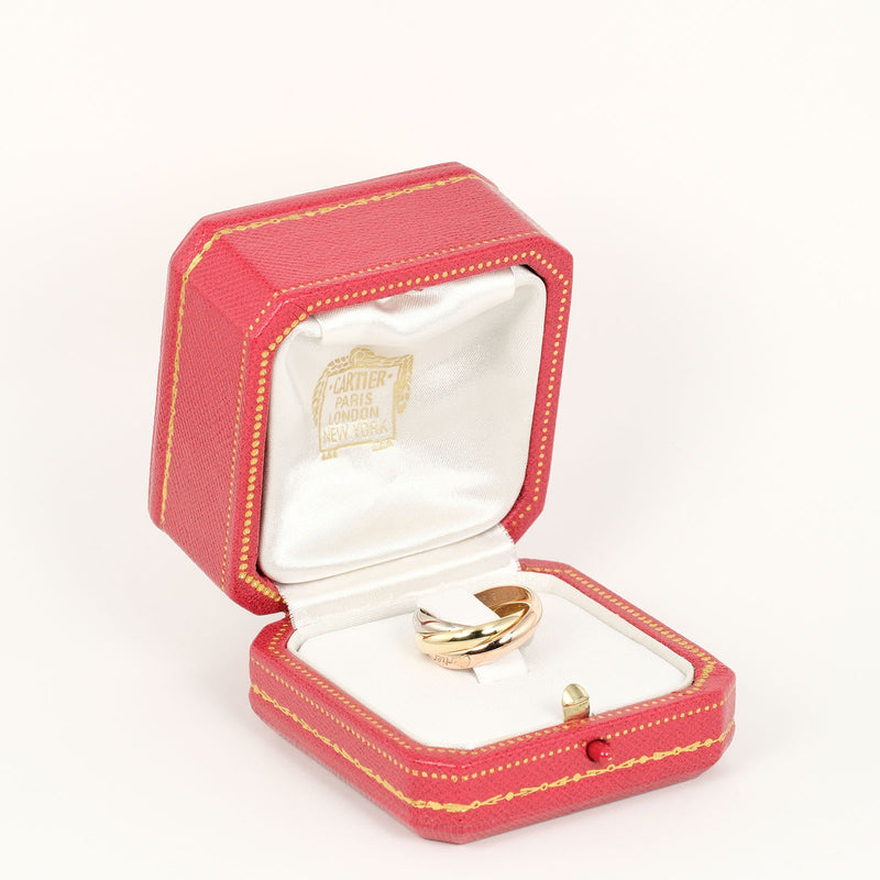 [Cartier] Cartier 
 Trinity No. 10.5 Anillo / anillo 
 K18 Gold X yg PG WG aproximadamente 7.72g Trinity Ladies A Rank