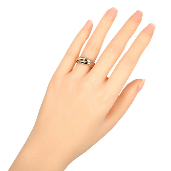 [卡地亚]卡地亚 
 三位一体10.5戒指 /戒指 
 K18金X YG PG WG大约7.72克三位一体女士