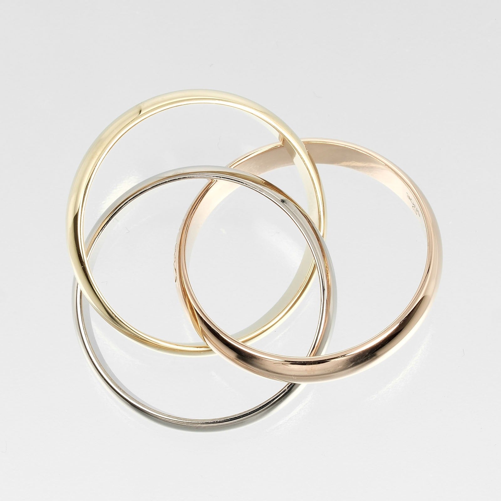 CARTIER】カルティエ トリニティ 11号 リング・指輪 K18ゴールド×YG PG