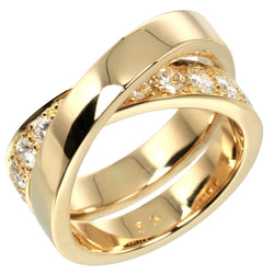 [卡地亚]卡地亚 
 巴黎第12.5号戒指 /戒指 
 K18黄金X钻石大约13.85克巴黎女士