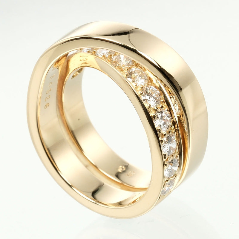 [Cartier] Cartier 
 Paris No. 12.5 Ring / Ring 
 K18 Yellow Gold x Diamond about 13.85g PARIS Ladies A Rank