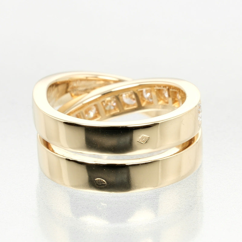 [Cartier] Cartier 
 París No. 12.5 Anillo / anillo 
 K18 Oro amarillo x diamante alrededor de 13.85g Damas de París un rango