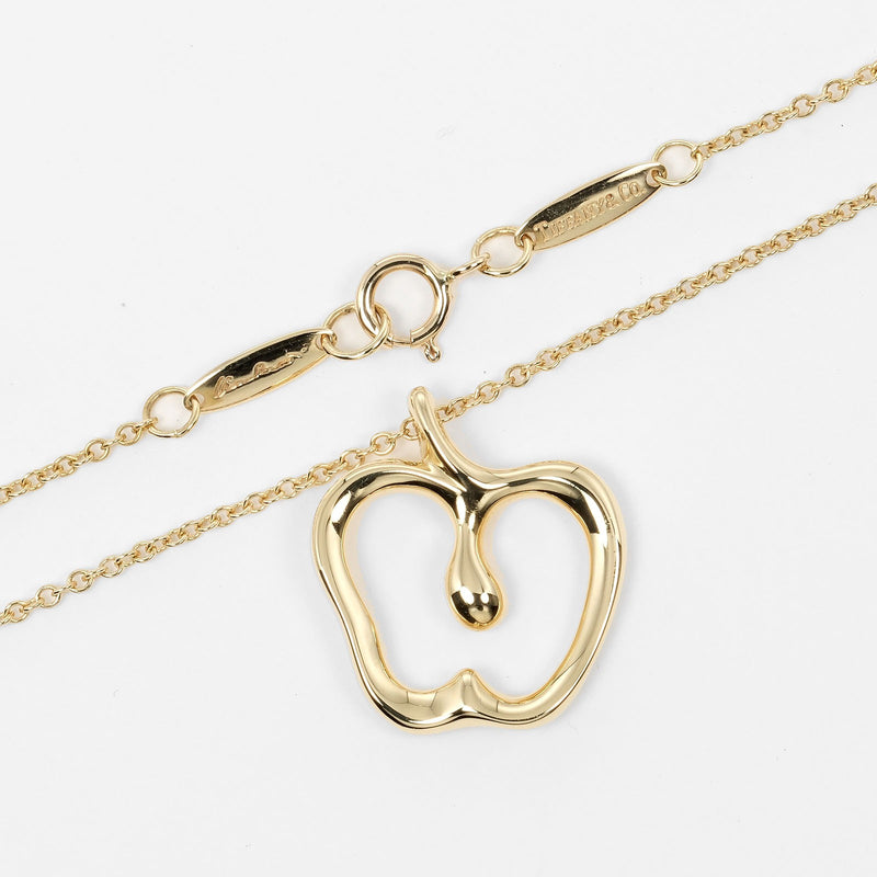 [Tiffany＆Co。]蒂法尼 
 苹果项链 
 K18黄金约4.4克苹果女士