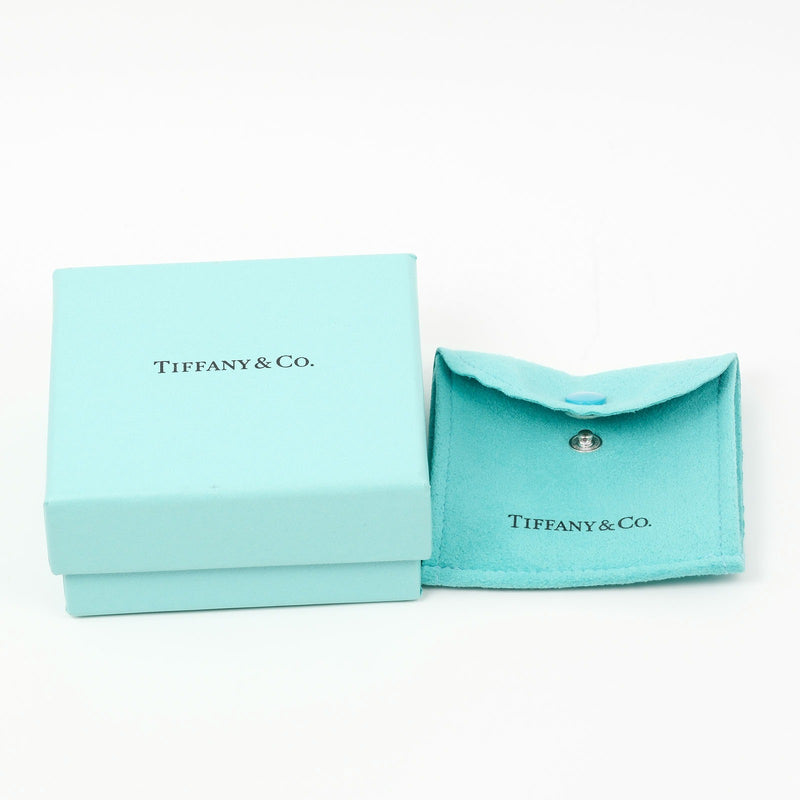 [Tiffany & co.] Tiffany 
 Collar de corazón frotando 
 K18 Gold White X Diamond Aproximadamente 3.3g Corazón amoroso Damas A Rank
