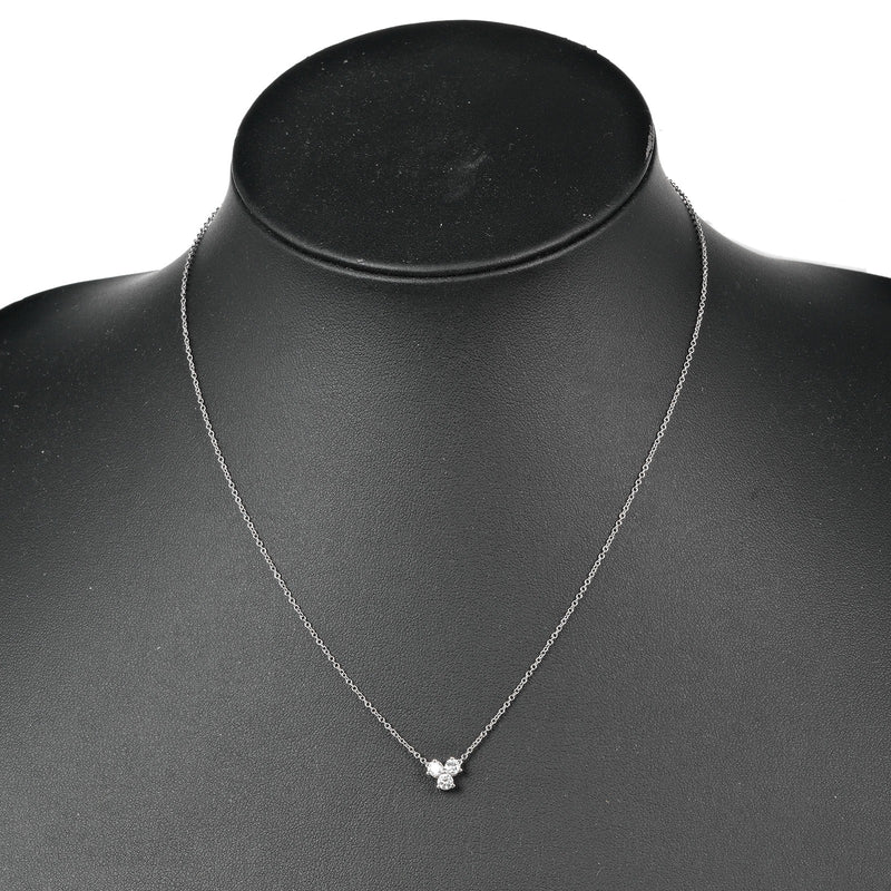 [Tiffany & co.] Tiffany 
 Collar de aria 
 PT950 Platinum X Diamond aproximadamente 2.71 g de aria damas un rango