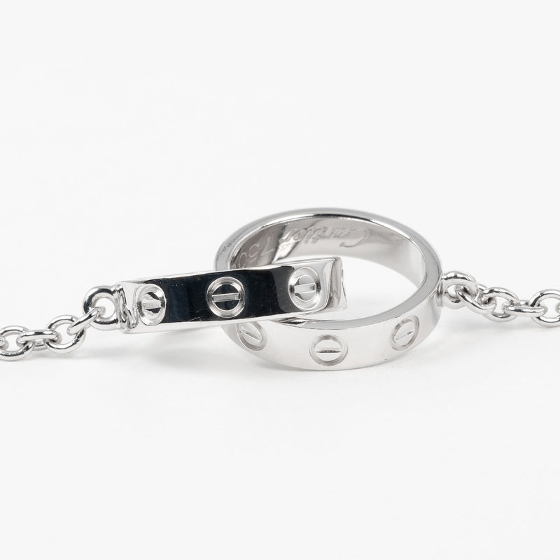 [Cartier] Cartier 
 Baby love bracelet 
 Around the arm 15.5cm K18 White Gold Approximately 4.06g Baby Love Love Love Love Love