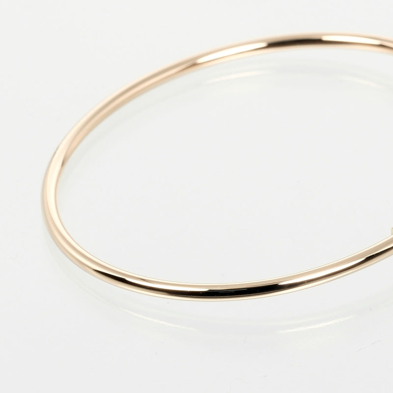 [Tiffany＆Co。]蒂法尼 
 T线窄手镯 
 SM型号在15cm K18粉红色的金线上