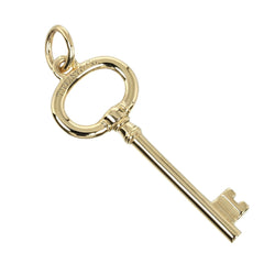 [Tiffany & co.] Tiffany 
 Top colgante de llave ovalada 
 K18 oro amarillo aproximadamente 3.04 g de llave ovalada damas un rango