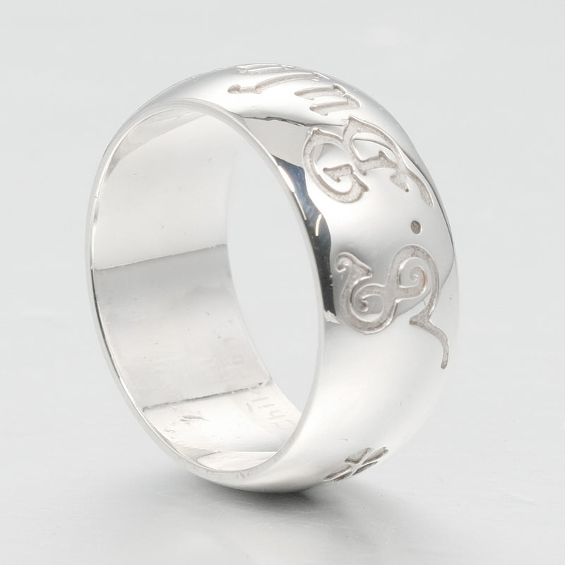 Bvlgari 925 silver ring best sale