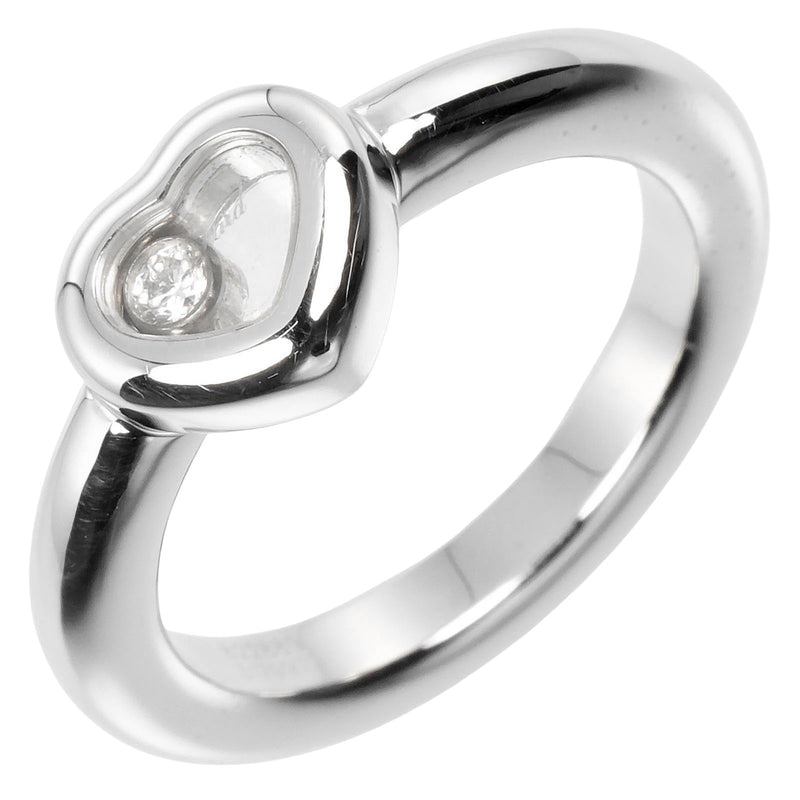 [쇼파드] 쇼파드 해피 다이아몬드 하트 크기 10 반지 18K화이트 골드 X 다이아몬드 약. 7.9G 해피 다이아몬드 하트 여성의 계급