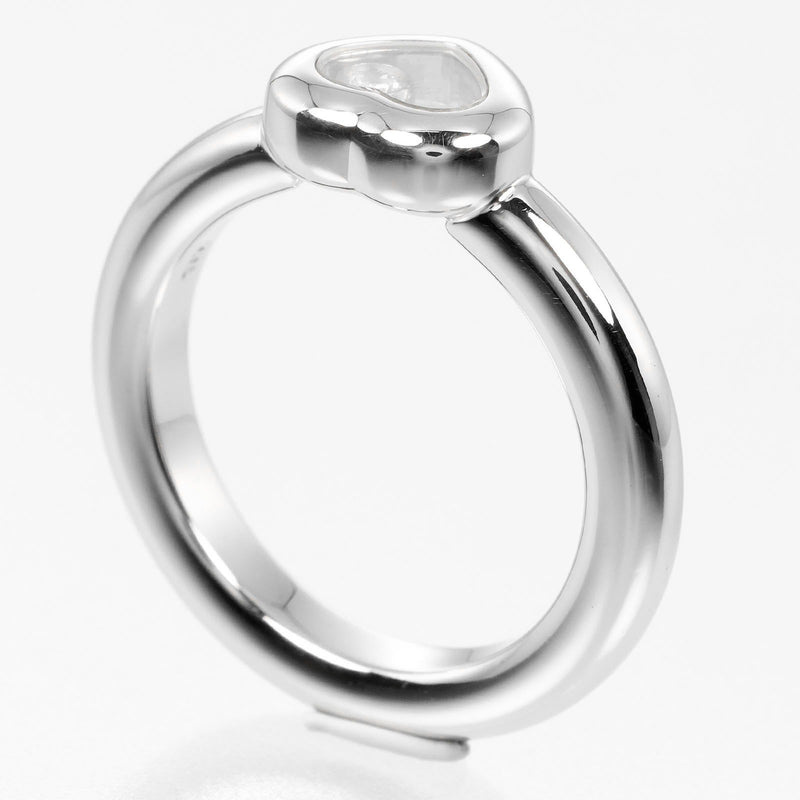 [쇼파드] 쇼파드 해피 다이아몬드 하트 크기 10 반지 18K화이트 골드 X 다이아몬드 약. 7.9G 해피 다이아몬드 하트 여성의 계급