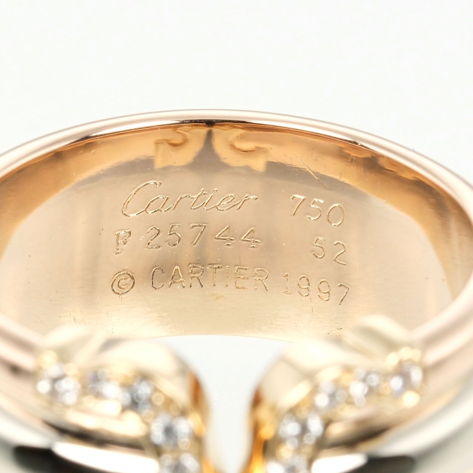 CARTIER】カルティエ 2C スリーカラー 12号 リング・指輪 K18ゴールド