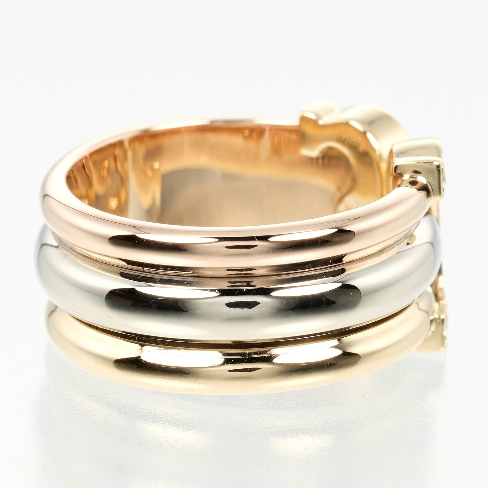 CARTIER】カルティエ 2C スリーカラー 12号 リング・指輪 K18ゴールド 