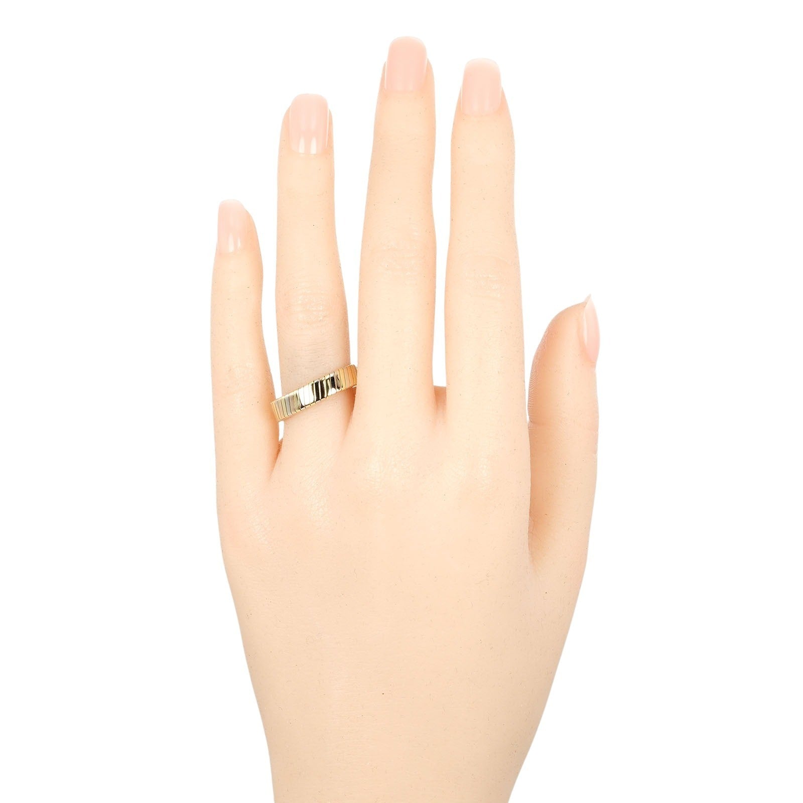 BVLGARI】ブルガリ トゥボガス スリーカラー リング・指輪 16号